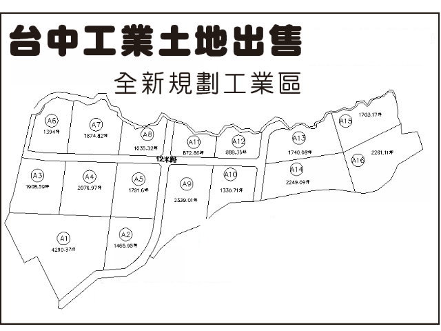 大肚工業用地出售